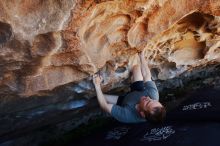 Bouldering in Hueco Tanks on 06/15/2019 with Blue Lizard Climbing and Yoga

Filename: SRM_20190615_1152530.jpg
Aperture: f/5.6
Shutter Speed: 1/320
Body: Canon EOS-1D Mark II
Lens: Canon EF 16-35mm f/2.8 L