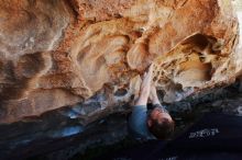 Bouldering in Hueco Tanks on 06/15/2019 with Blue Lizard Climbing and Yoga

Filename: SRM_20190615_1153020.jpg
Aperture: f/5.6
Shutter Speed: 1/320
Body: Canon EOS-1D Mark II
Lens: Canon EF 16-35mm f/2.8 L