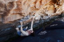 Bouldering in Hueco Tanks on 06/15/2019 with Blue Lizard Climbing and Yoga

Filename: SRM_20190615_1155460.jpg
Aperture: f/5.6
Shutter Speed: 1/200
Body: Canon EOS-1D Mark II
Lens: Canon EF 16-35mm f/2.8 L