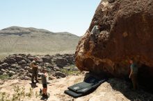 Bouldering in Hueco Tanks on 06/15/2019 with Blue Lizard Climbing and Yoga

Filename: SRM_20190615_1203200.jpg
Aperture: f/5.6
Shutter Speed: 1/500
Body: Canon EOS-1D Mark II
Lens: Canon EF 50mm f/1.8 II