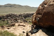 Bouldering in Hueco Tanks on 06/15/2019 with Blue Lizard Climbing and Yoga

Filename: SRM_20190615_1209180.jpg
Aperture: f/5.6
Shutter Speed: 1/500
Body: Canon EOS-1D Mark II
Lens: Canon EF 50mm f/1.8 II