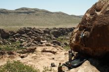 Bouldering in Hueco Tanks on 06/15/2019 with Blue Lizard Climbing and Yoga

Filename: SRM_20190615_1209540.jpg
Aperture: f/5.6
Shutter Speed: 1/640
Body: Canon EOS-1D Mark II
Lens: Canon EF 50mm f/1.8 II