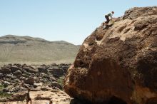 Bouldering in Hueco Tanks on 06/15/2019 with Blue Lizard Climbing and Yoga

Filename: SRM_20190615_1211210.jpg
Aperture: f/5.6
Shutter Speed: 1/500
Body: Canon EOS-1D Mark II
Lens: Canon EF 50mm f/1.8 II