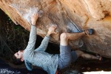 Bouldering in Hueco Tanks on 06/15/2019 with Blue Lizard Climbing and Yoga

Filename: SRM_20190615_1225561.jpg
Aperture: f/4.0
Shutter Speed: 1/400
Body: Canon EOS-1D Mark II
Lens: Canon EF 50mm f/1.8 II