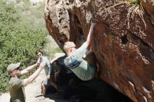 Bouldering in Hueco Tanks on 06/15/2019 with Blue Lizard Climbing and Yoga

Filename: SRM_20190615_1356040.jpg
Aperture: f/4.0
Shutter Speed: 1/1250
Body: Canon EOS-1D Mark II
Lens: Canon EF 50mm f/1.8 II