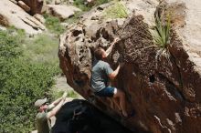 Bouldering in Hueco Tanks on 06/15/2019 with Blue Lizard Climbing and Yoga

Filename: SRM_20190615_1405270.jpg
Aperture: f/4.0
Shutter Speed: 1/800
Body: Canon EOS-1D Mark II
Lens: Canon EF 50mm f/1.8 II