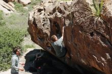 Bouldering in Hueco Tanks on 06/15/2019 with Blue Lizard Climbing and Yoga

Filename: SRM_20190615_1408120.jpg
Aperture: f/4.0
Shutter Speed: 1/640
Body: Canon EOS-1D Mark II
Lens: Canon EF 50mm f/1.8 II
