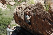 Bouldering in Hueco Tanks on 06/15/2019 with Blue Lizard Climbing and Yoga

Filename: SRM_20190615_1408170.jpg
Aperture: f/4.0
Shutter Speed: 1/800
Body: Canon EOS-1D Mark II
Lens: Canon EF 50mm f/1.8 II