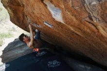 Bouldering in Hueco Tanks on 06/15/2019 with Blue Lizard Climbing and Yoga

Filename: SRM_20190615_1417180.jpg
Aperture: f/4.0
Shutter Speed: 1/250
Body: Canon EOS-1D Mark II
Lens: Canon EF 50mm f/1.8 II