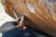 Bouldering in Hueco Tanks on 06/15/2019 with Blue Lizard Climbing and Yoga

Filename: SRM_20190615_1424070.jpg
Aperture: f/4.0
Shutter Speed: 1/320
Body: Canon EOS-1D Mark II
Lens: Canon EF 50mm f/1.8 II