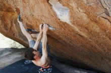 Bouldering in Hueco Tanks on 06/15/2019 with Blue Lizard Climbing and Yoga

Filename: SRM_20190615_1447220.jpg
Aperture: f/4.0
Shutter Speed: 1/320
Body: Canon EOS-1D Mark II
Lens: Canon EF 50mm f/1.8 II