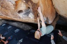 Bouldering in Hueco Tanks on 06/15/2019 with Blue Lizard Climbing and Yoga

Filename: SRM_20190615_1456200.jpg
Aperture: f/4.0
Shutter Speed: 1/320
Body: Canon EOS-1D Mark II
Lens: Canon EF 16-35mm f/2.8 L