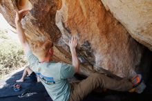 Bouldering in Hueco Tanks on 06/15/2019 with Blue Lizard Climbing and Yoga

Filename: SRM_20190615_1503590.jpg
Aperture: f/4.0
Shutter Speed: 1/320
Body: Canon EOS-1D Mark II
Lens: Canon EF 16-35mm f/2.8 L