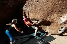 Bouldering in Hueco Tanks on 06/23/2019 with Blue Lizard Climbing and Yoga

Filename: SRM_20190623_0818231.jpg
Aperture: f/5.6
Shutter Speed: 1/320
Body: Canon EOS-1D Mark II
Lens: Canon EF 16-35mm f/2.8 L