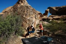 Bouldering in Hueco Tanks on 06/23/2019 with Blue Lizard Climbing and Yoga

Filename: SRM_20190623_0825060.jpg
Aperture: f/5.6
Shutter Speed: 1/500
Body: Canon EOS-1D Mark II
Lens: Canon EF 16-35mm f/2.8 L