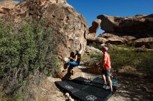 Bouldering in Hueco Tanks on 06/23/2019 with Blue Lizard Climbing and Yoga

Filename: SRM_20190623_0833120.jpg
Aperture: f/5.6
Shutter Speed: 1/500
Body: Canon EOS-1D Mark II
Lens: Canon EF 16-35mm f/2.8 L