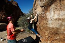 Bouldering in Hueco Tanks on 06/23/2019 with Blue Lizard Climbing and Yoga

Filename: SRM_20190623_0834480.jpg
Aperture: f/5.6
Shutter Speed: 1/640
Body: Canon EOS-1D Mark II
Lens: Canon EF 16-35mm f/2.8 L
