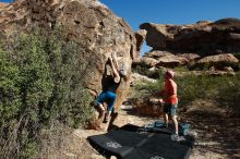 Bouldering in Hueco Tanks on 06/23/2019 with Blue Lizard Climbing and Yoga

Filename: SRM_20190623_0840160.jpg
Aperture: f/5.6
Shutter Speed: 1/400
Body: Canon EOS-1D Mark II
Lens: Canon EF 16-35mm f/2.8 L