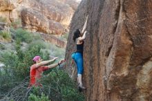 Bouldering in Hueco Tanks on 06/23/2019 with Blue Lizard Climbing and Yoga

Filename: SRM_20190623_0916540.jpg
Aperture: f/4.0
Shutter Speed: 1/320
Body: Canon EOS-1D Mark II
Lens: Canon EF 50mm f/1.8 II