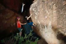 Bouldering in Hueco Tanks on 06/23/2019 with Blue Lizard Climbing and Yoga

Filename: SRM_20190623_1005340.jpg
Aperture: f/8.0
Shutter Speed: 1/250
Body: Canon EOS-1D Mark II
Lens: Canon EF 16-35mm f/2.8 L