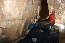 Bouldering in Hueco Tanks on 06/23/2019 with Blue Lizard Climbing and Yoga

Filename: SRM_20190623_1019010.jpg
Aperture: f/8.0
Shutter Speed: 1/200
Body: Canon EOS-1D Mark II
Lens: Canon EF 16-35mm f/2.8 L