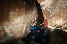 Bouldering in Hueco Tanks on 06/23/2019 with Blue Lizard Climbing and Yoga

Filename: SRM_20190623_1020460.jpg
Aperture: f/8.0
Shutter Speed: 1/250
Body: Canon EOS-1D Mark II
Lens: Canon EF 16-35mm f/2.8 L