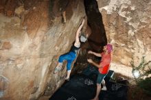 Bouldering in Hueco Tanks on 06/23/2019 with Blue Lizard Climbing and Yoga

Filename: SRM_20190623_1022520.jpg
Aperture: f/8.0
Shutter Speed: 1/250
Body: Canon EOS-1D Mark II
Lens: Canon EF 16-35mm f/2.8 L