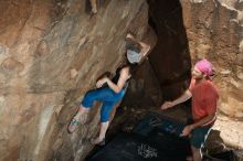 Bouldering in Hueco Tanks on 06/23/2019 with Blue Lizard Climbing and Yoga

Filename: SRM_20190623_1024160.jpg
Aperture: f/6.3
Shutter Speed: 1/250
Body: Canon EOS-1D Mark II
Lens: Canon EF 16-35mm f/2.8 L