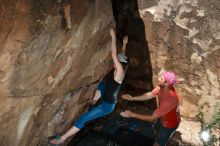 Bouldering in Hueco Tanks on 06/23/2019 with Blue Lizard Climbing and Yoga

Filename: SRM_20190623_1024260.jpg
Aperture: f/6.3
Shutter Speed: 1/250
Body: Canon EOS-1D Mark II
Lens: Canon EF 16-35mm f/2.8 L