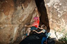 Bouldering in Hueco Tanks on 06/23/2019 with Blue Lizard Climbing and Yoga

Filename: SRM_20190623_1032450.jpg
Aperture: f/7.1
Shutter Speed: 1/250
Body: Canon EOS-1D Mark II
Lens: Canon EF 16-35mm f/2.8 L