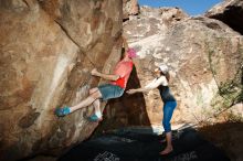 Bouldering in Hueco Tanks on 06/23/2019 with Blue Lizard Climbing and Yoga

Filename: SRM_20190623_1034030.jpg
Aperture: f/7.1
Shutter Speed: 1/250
Body: Canon EOS-1D Mark II
Lens: Canon EF 16-35mm f/2.8 L