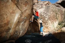 Bouldering in Hueco Tanks on 06/23/2019 with Blue Lizard Climbing and Yoga

Filename: SRM_20190623_1034200.jpg
Aperture: f/7.1
Shutter Speed: 1/250
Body: Canon EOS-1D Mark II
Lens: Canon EF 16-35mm f/2.8 L