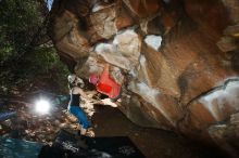 Bouldering in Hueco Tanks on 06/23/2019 with Blue Lizard Climbing and Yoga

Filename: SRM_20190623_1134480.jpg
Aperture: f/8.0
Shutter Speed: 1/250
Body: Canon EOS-1D Mark II
Lens: Canon EF 16-35mm f/2.8 L