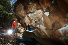 Bouldering in Hueco Tanks on 06/23/2019 with Blue Lizard Climbing and Yoga

Filename: SRM_20190623_1158030.jpg
Aperture: f/8.0
Shutter Speed: 1/250
Body: Canon EOS-1D Mark II
Lens: Canon EF 16-35mm f/2.8 L