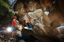 Bouldering in Hueco Tanks on 06/23/2019 with Blue Lizard Climbing and Yoga

Filename: SRM_20190623_1158550.jpg
Aperture: f/8.0
Shutter Speed: 1/250
Body: Canon EOS-1D Mark II
Lens: Canon EF 16-35mm f/2.8 L