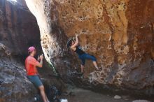 Bouldering in Hueco Tanks on 06/23/2019 with Blue Lizard Climbing and Yoga

Filename: SRM_20190623_1258210.jpg
Aperture: f/4.0
Shutter Speed: 1/100
Body: Canon EOS-1D Mark II
Lens: Canon EF 50mm f/1.8 II