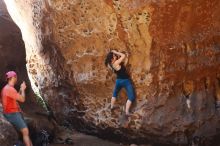 Bouldering in Hueco Tanks on 06/23/2019 with Blue Lizard Climbing and Yoga

Filename: SRM_20190623_1258330.jpg
Aperture: f/4.0
Shutter Speed: 1/100
Body: Canon EOS-1D Mark II
Lens: Canon EF 50mm f/1.8 II