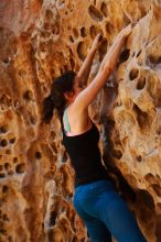 Bouldering in Hueco Tanks on 06/23/2019 with Blue Lizard Climbing and Yoga

Filename: SRM_20190623_1302380.jpg
Aperture: f/4.0
Shutter Speed: 1/200
Body: Canon EOS-1D Mark II
Lens: Canon EF 50mm f/1.8 II