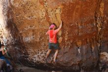 Bouldering in Hueco Tanks on 06/23/2019 with Blue Lizard Climbing and Yoga

Filename: SRM_20190623_1308050.jpg
Aperture: f/3.2
Shutter Speed: 1/125
Body: Canon EOS-1D Mark II
Lens: Canon EF 50mm f/1.8 II