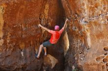 Bouldering in Hueco Tanks on 06/23/2019 with Blue Lizard Climbing and Yoga

Filename: SRM_20190623_1308540.jpg
Aperture: f/3.2
Shutter Speed: 1/125
Body: Canon EOS-1D Mark II
Lens: Canon EF 50mm f/1.8 II