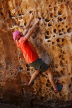 Bouldering in Hueco Tanks on 06/23/2019 with Blue Lizard Climbing and Yoga

Filename: SRM_20190623_1310390.jpg
Aperture: f/4.0
Shutter Speed: 1/125
Body: Canon EOS-1D Mark II
Lens: Canon EF 50mm f/1.8 II