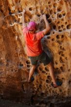 Bouldering in Hueco Tanks on 06/23/2019 with Blue Lizard Climbing and Yoga

Filename: SRM_20190623_1310460.jpg
Aperture: f/4.0
Shutter Speed: 1/125
Body: Canon EOS-1D Mark II
Lens: Canon EF 50mm f/1.8 II