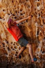 Bouldering in Hueco Tanks on 06/23/2019 with Blue Lizard Climbing and Yoga

Filename: SRM_20190623_1311110.jpg
Aperture: f/4.0
Shutter Speed: 1/125
Body: Canon EOS-1D Mark II
Lens: Canon EF 50mm f/1.8 II