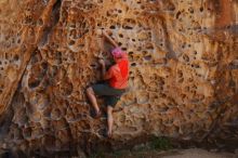 Bouldering in Hueco Tanks on 06/23/2019 with Blue Lizard Climbing and Yoga

Filename: SRM_20190623_1311480.jpg
Aperture: f/4.0
Shutter Speed: 1/200
Body: Canon EOS-1D Mark II
Lens: Canon EF 50mm f/1.8 II