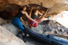 Bouldering in Hueco Tanks on 06/23/2019 with Blue Lizard Climbing and Yoga

Filename: SRM_20190623_1454540.jpg
Aperture: f/4.0
Shutter Speed: 1/250
Body: Canon EOS-1D Mark II
Lens: Canon EF 50mm f/1.8 II