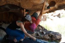 Bouldering in Hueco Tanks on 06/23/2019 with Blue Lizard Climbing and Yoga

Filename: SRM_20190623_1457350.jpg
Aperture: f/4.0
Shutter Speed: 1/640
Body: Canon EOS-1D Mark II
Lens: Canon EF 50mm f/1.8 II