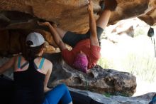 Bouldering in Hueco Tanks on 06/23/2019 with Blue Lizard Climbing and Yoga

Filename: SRM_20190623_1457400.jpg
Aperture: f/4.0
Shutter Speed: 1/640
Body: Canon EOS-1D Mark II
Lens: Canon EF 50mm f/1.8 II