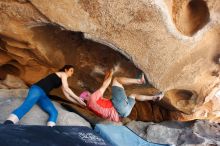 Bouldering in Hueco Tanks on 06/23/2019 with Blue Lizard Climbing and Yoga

Filename: SRM_20190623_1502170.jpg
Aperture: f/5.0
Shutter Speed: 1/200
Body: Canon EOS-1D Mark II
Lens: Canon EF 16-35mm f/2.8 L