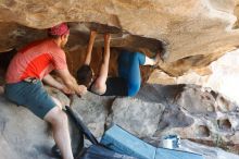 Bouldering in Hueco Tanks on 06/23/2019 with Blue Lizard Climbing and Yoga

Filename: SRM_20190623_1511480.jpg
Aperture: f/4.0
Shutter Speed: 1/200
Body: Canon EOS-1D Mark II
Lens: Canon EF 50mm f/1.8 II