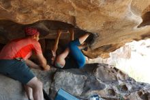 Bouldering in Hueco Tanks on 06/23/2019 with Blue Lizard Climbing and Yoga

Filename: SRM_20190623_1512050.jpg
Aperture: f/4.0
Shutter Speed: 1/320
Body: Canon EOS-1D Mark II
Lens: Canon EF 50mm f/1.8 II